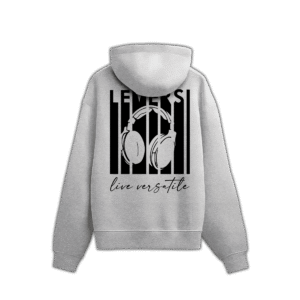 LIVE VERSATILE HOODIE - M, Grey