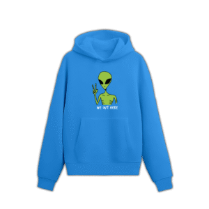 ALIEN HOODIE - S, Sky