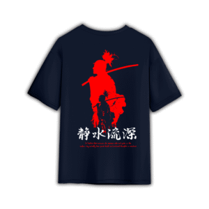 SAMURAI OVERSIZED T-SHIRT - 2XL, Navy Blue