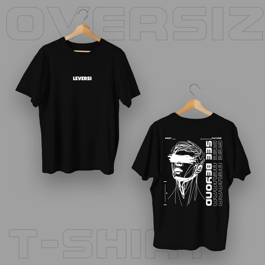 Oversized Front & Back Mockup