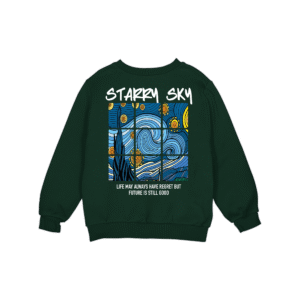 STARRY SKY HOODIE - Green, S