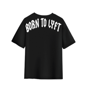 BORN TO LYFT OVERSIZED T-SHIRT - S, Black