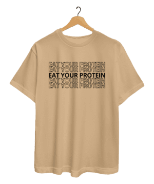 EAT YOUR PROTEIN REGULAR FIT T-SHIRT