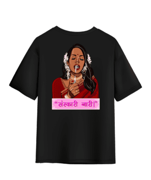 SANSKARI NARI OVERSIZED T-SHIRT