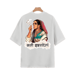 SATI SAVITRI OVERSIZED T-SHIRT - S, White