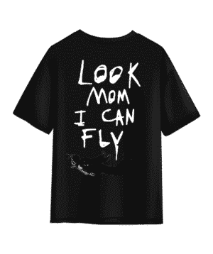 LOOK MOM I CAN FLY OVERSIZED T-SHIRT