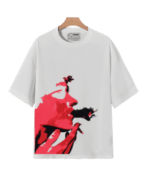 ASHES IN RED OVERSIZED T-SHIRT