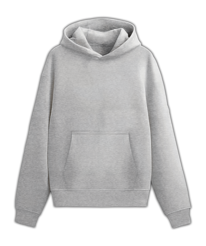 100% COTTON FLEECE GREY