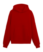 100% COTTON FLEECE RED