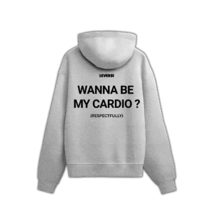 WANNA BE MY CARDIO? UNISEX HOODIE - Grey, S