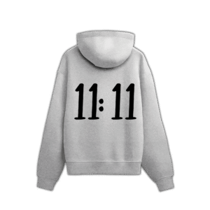 11:11 UNISEX HOODIE - Grey, S
