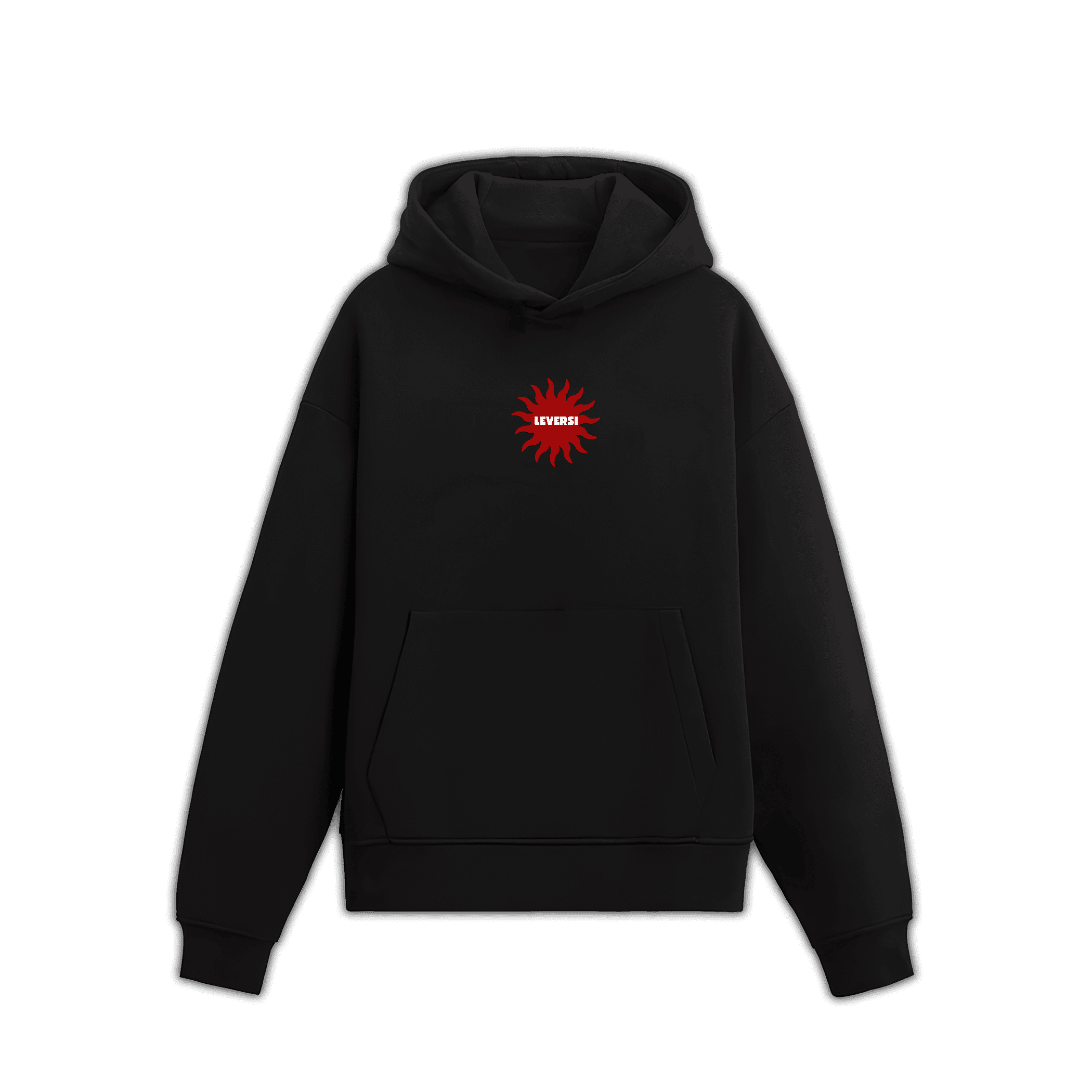 Hoodie Front black
